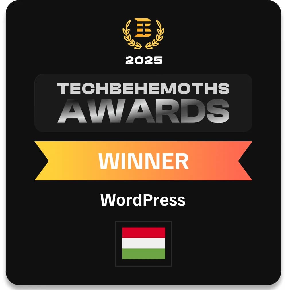 TechBehemoths Awards 2025, Winner, WordPress, Hungary